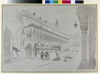 Le Palazzo della Ragione et la Piazza delle Erbe, Padoue